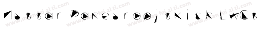 Hussar Paneuropjskich LwCs字体转换